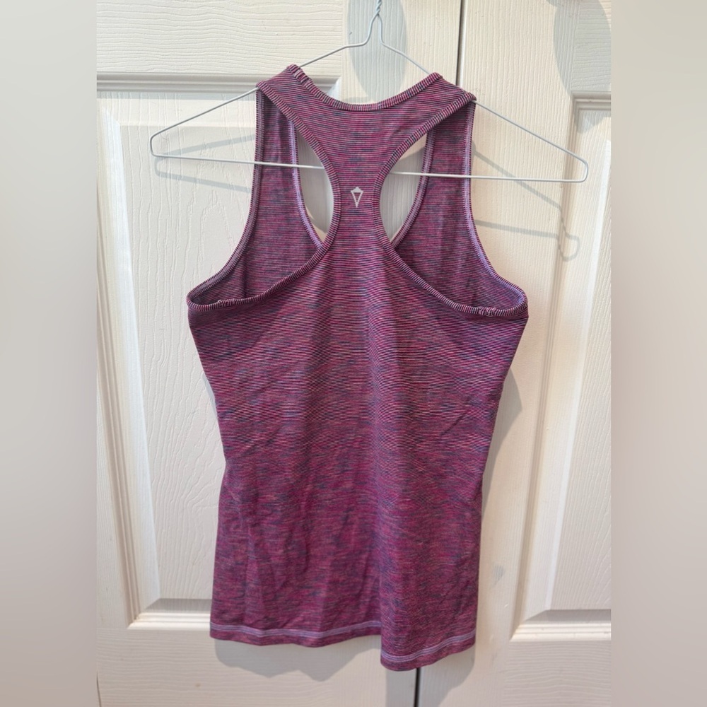 IVIVVA DISNEY Girls Pink and Black Striped Racerback Tank Top (12)